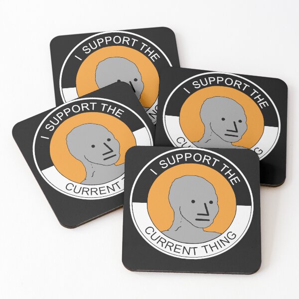 Item preview, I support the current thing funny hilarious meme man pun designed and sold by Infdesigner.