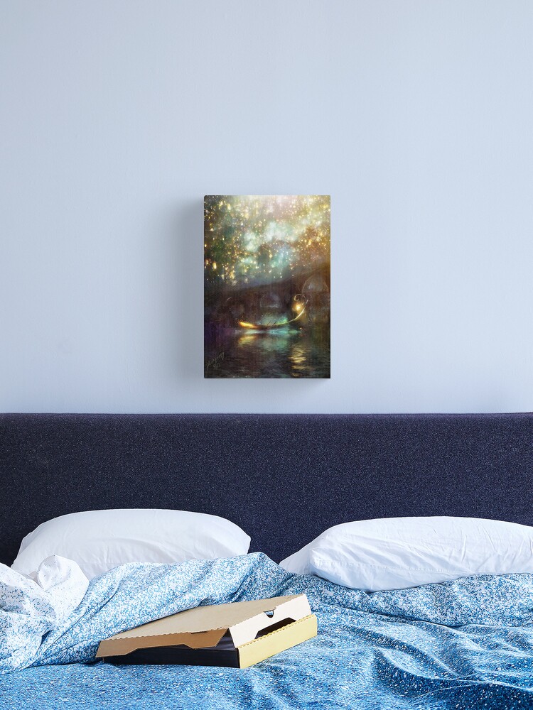 Thumbnail 1 of 3, Canvas Print, Tangled designed and sold by phatpuppyart.