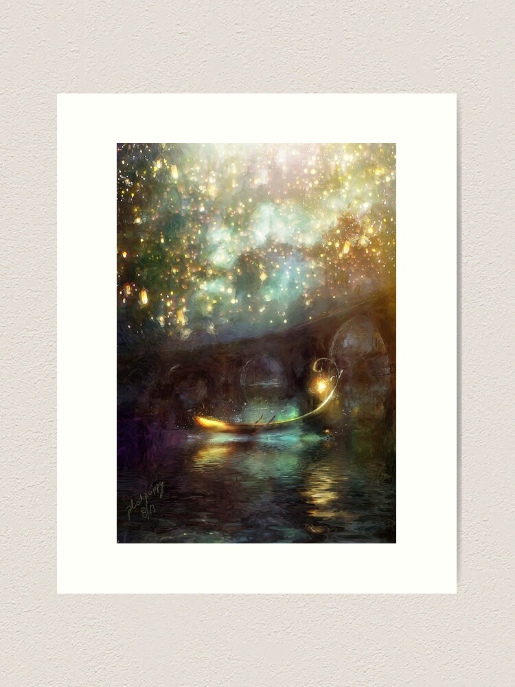 Thumbnail 1 of 3, Art Print, Tangled designed and sold by phatpuppyart.