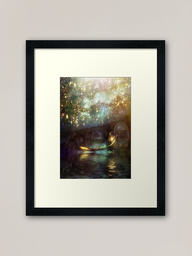 Thumbnail 1 of 7, Framed Art Print, Tangled designed and sold by phatpuppyart.