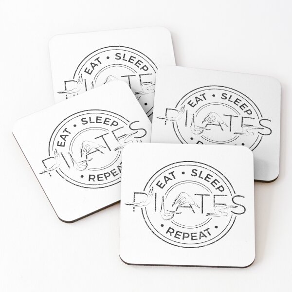 Item preview, EAT SLEEP PILATES REPEAT designed and sold by sashica.