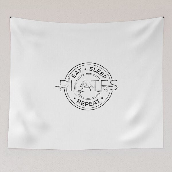Item preview, EAT SLEEP PILATES REPEAT designed and sold by sashica.