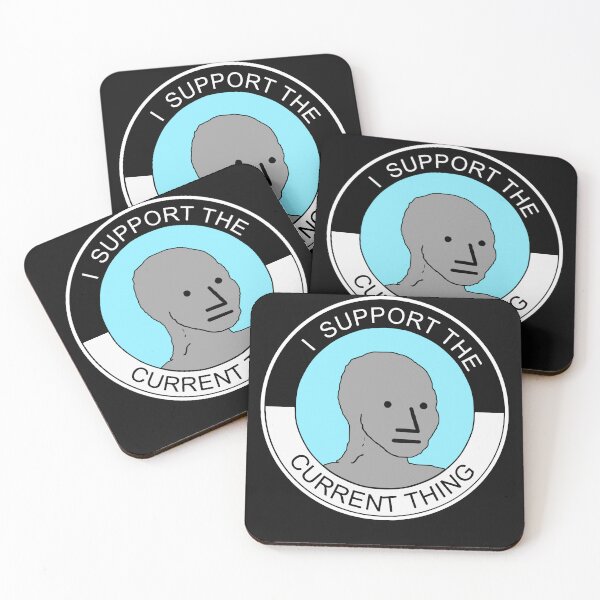 Item preview, I support the current thing funny hilarious meme man pun designed and sold by Infdesigner.