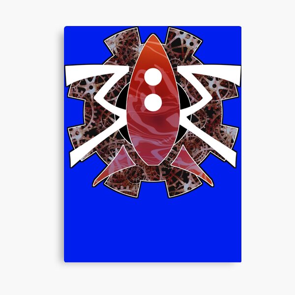 Aperçu de l'œuvre Les mécanismes Fancy Logo Red T-shirt classique créée et vendue par LuciaPeralta.