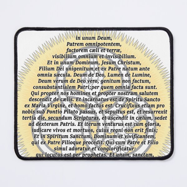 Item preview, Catholic shirt with Latin text from the Credo - Creed. Latin Mass | Traditional Catholic Gift designed and sold by TeesForTheWorld.