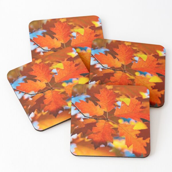 Item preview, orange oak leaves designed and sold by nigejohn.