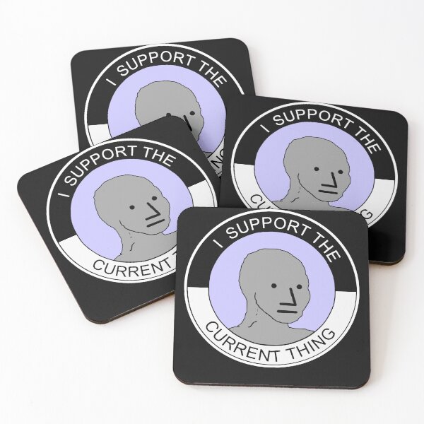 Item preview, I support the current thing funny hilarious meme man pun designed and sold by Infdesigner.