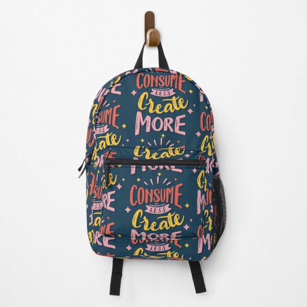 Item preview, Consume Less Create More - for creative men women girls typography designed and sold by The Patootoos.