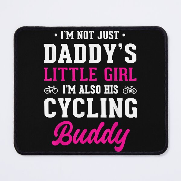 Item preview, Daddy's Little Girl Cycling Buddy Sticker designed and sold by cohenashl6.