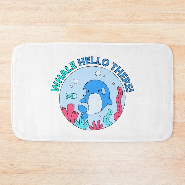 Item preview, Whale Hello There - Cute Cartoon Light Blue Orca Whale Pack of 6s designed and sold by Cawaiico.
