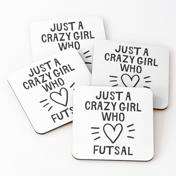 Item preview, Just a crazy girl who loves futsal designed and sold by TheGreenGoat.