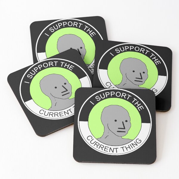 Item preview, I support the current thing funny hilarious meme man pun designed and sold by Infdesigner.