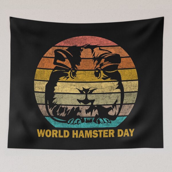 Item preview, World Hamster Day - Vintage designed and sold by ValentinaHramov.