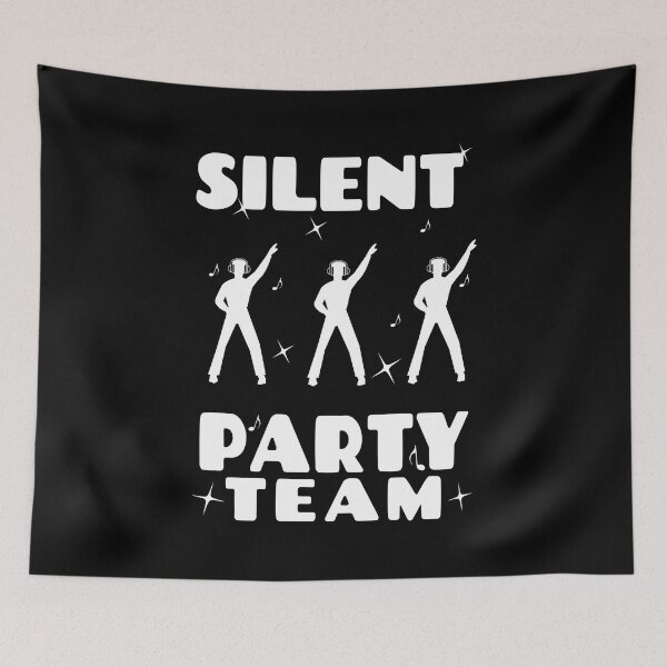 Item preview,  White Black Silent Party Team designed and sold by SunnyBrand.