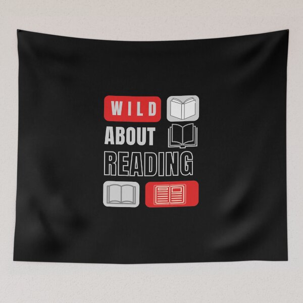 Item preview, Wild About Reading designed and sold by WilkDesign.