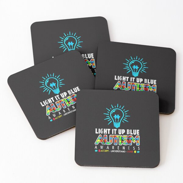 Item preview, Light It Up Blue Autism Awareness Shirt Puzzle Piece Ribbon designed and sold by marla8ruby.