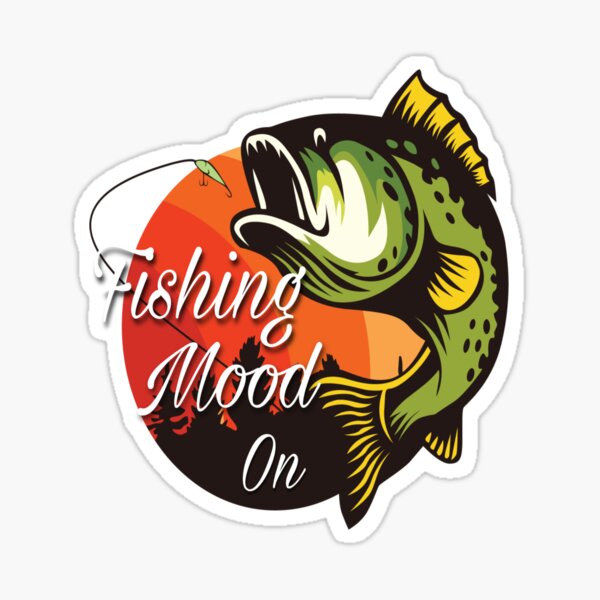 Lets Go Fishing - Vintage Fishing Lover Funny Fisherman Sticker