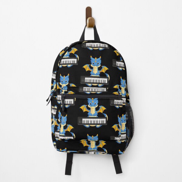 Item preview, Dragon Playing Piano ,Funny Good Dragon Piano Lovers Blue Design designed and sold by pedrored369.