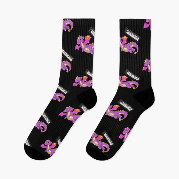 Item preview, Dragon Playing Piano ,Funny Good Dragon Piano Lovers Purple Design designed and sold by pedrored369.