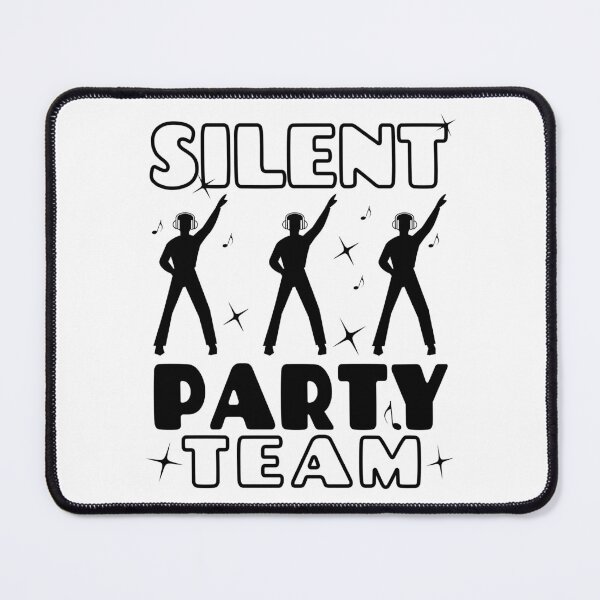 Item preview, Black White Silent Party Team designed and sold by SunnyBrand.