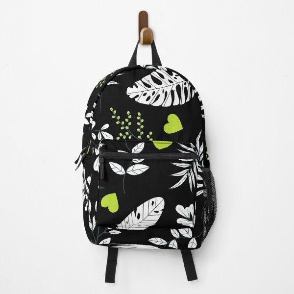 Item preview, Black Forest with White Leaves (with green) designed and sold by Dorina Larsdotter.