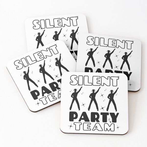 Item preview,  Black White Silent Party Team designed and sold by SunnyBrand.