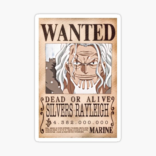 Sticker One Piece Baggy Wanted