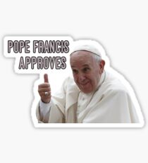 Pope Francis Approves Sticker