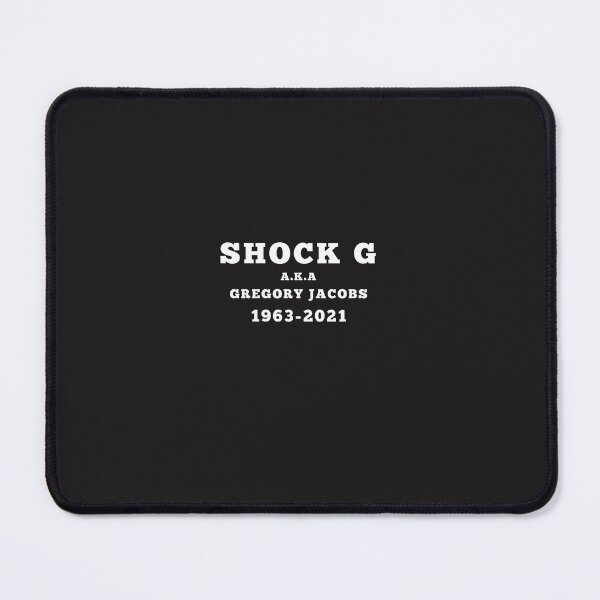 Item preview, Shock G aka Gregory Jacobs RIP black Essential T-Shirt designed and sold by TobiasVonau.