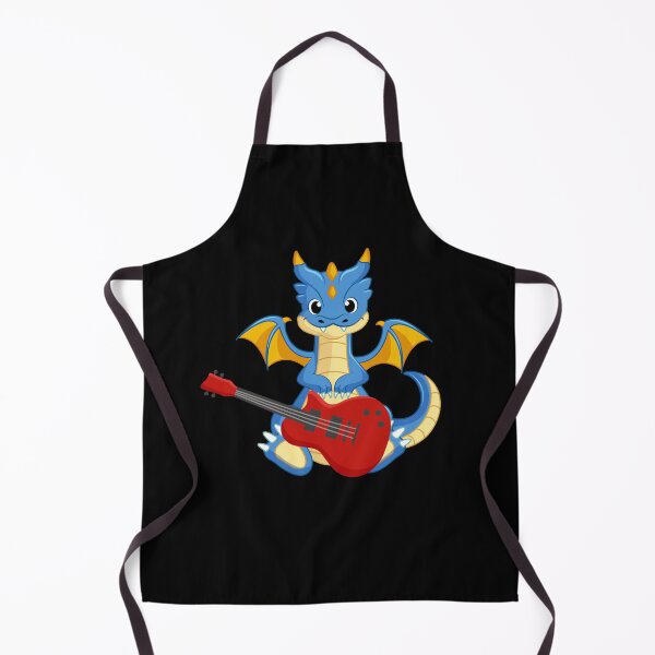 Item preview, Dragon Playing Electric guitar ,Funny Good Dragon Electric guitar Lovers Blue Design designed and sold by pedrored369.