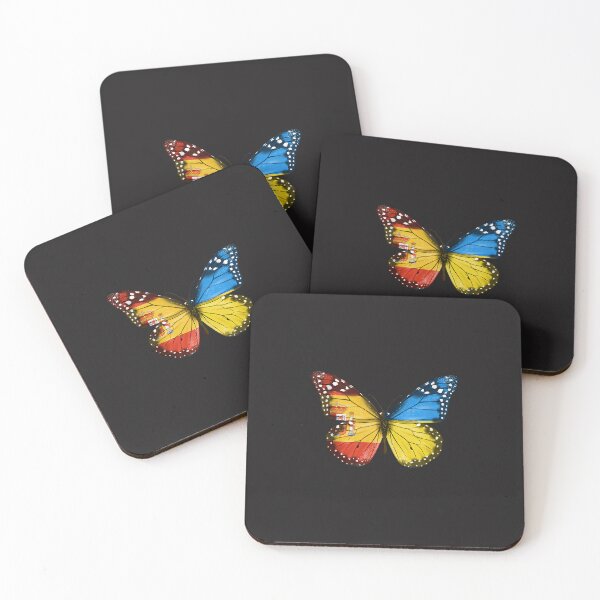 Item preview, Spanish Ukrainian Flag Butterfly Spain Ukraine Tank Top designed and sold by marla8ruby.