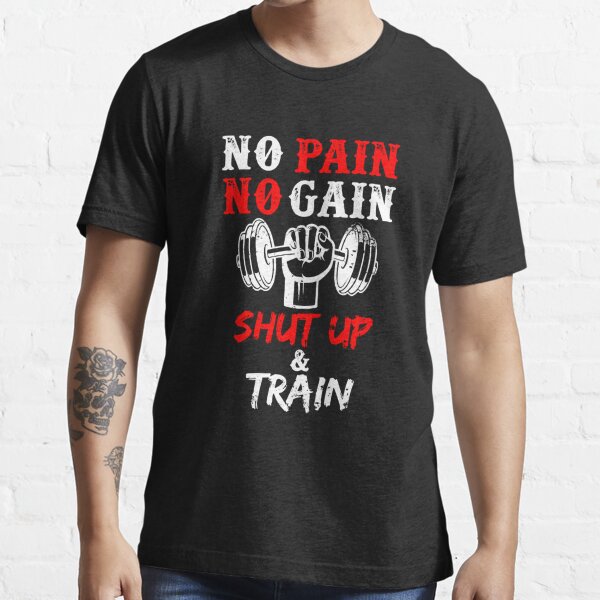 No Pain No Gain maintenant Shut up and Train Femmes T-shirt/Débardeur bb735f 
