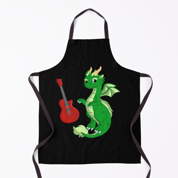 Item preview, Dragon Playing Electric guitar ,Funny Good Dragon Electric guitar Lovers Green Design designed and sold by pedrored369.