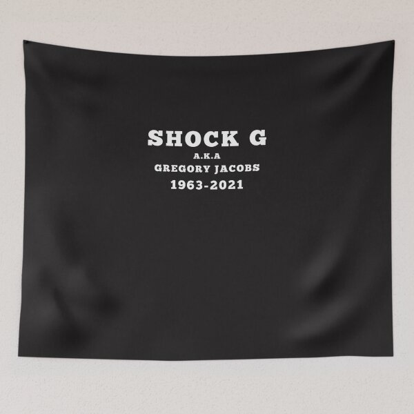 Item preview, Shock G aka Gregory Jacobs RIP Blue Essential T-Shirt designed and sold by TobiasVonau.