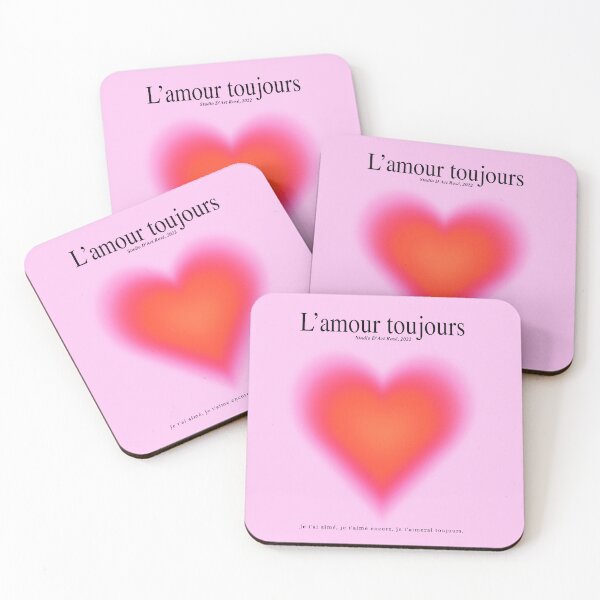 Item preview, Love Always: Gradient Red Heart designed and sold by good-energy.