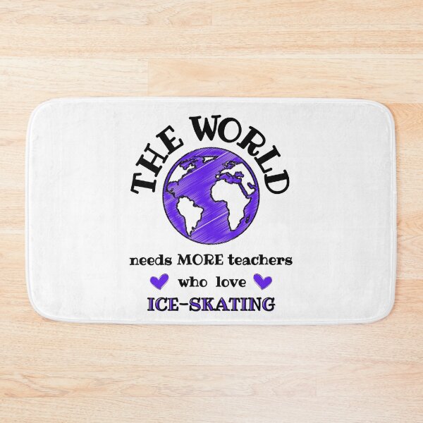 Item preview, The world needs more teachers who love ice skating designed and sold by TheGreenGoat.