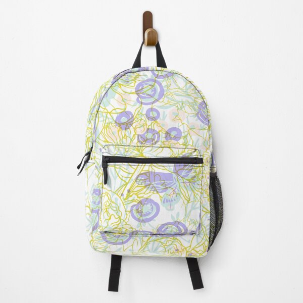 Item preview, Electric Blue and Yellow Floral Art Abstract Aesthetic For Flower Lovers/Botanical Enthusiasts  designed and sold by haRexia.