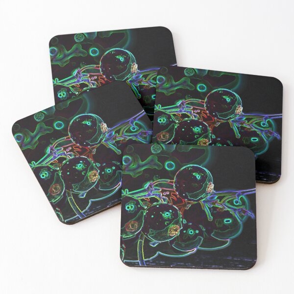 Item preview, Ripe currants as elegant neon pop art in bright colors designed and sold by Your Happy Life.