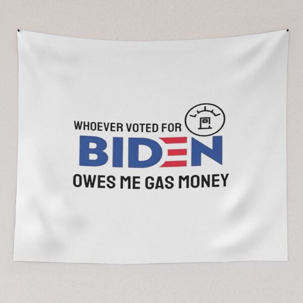 Item preview,  whoever voted biden owes me gas money, designed and sold by truewear1.