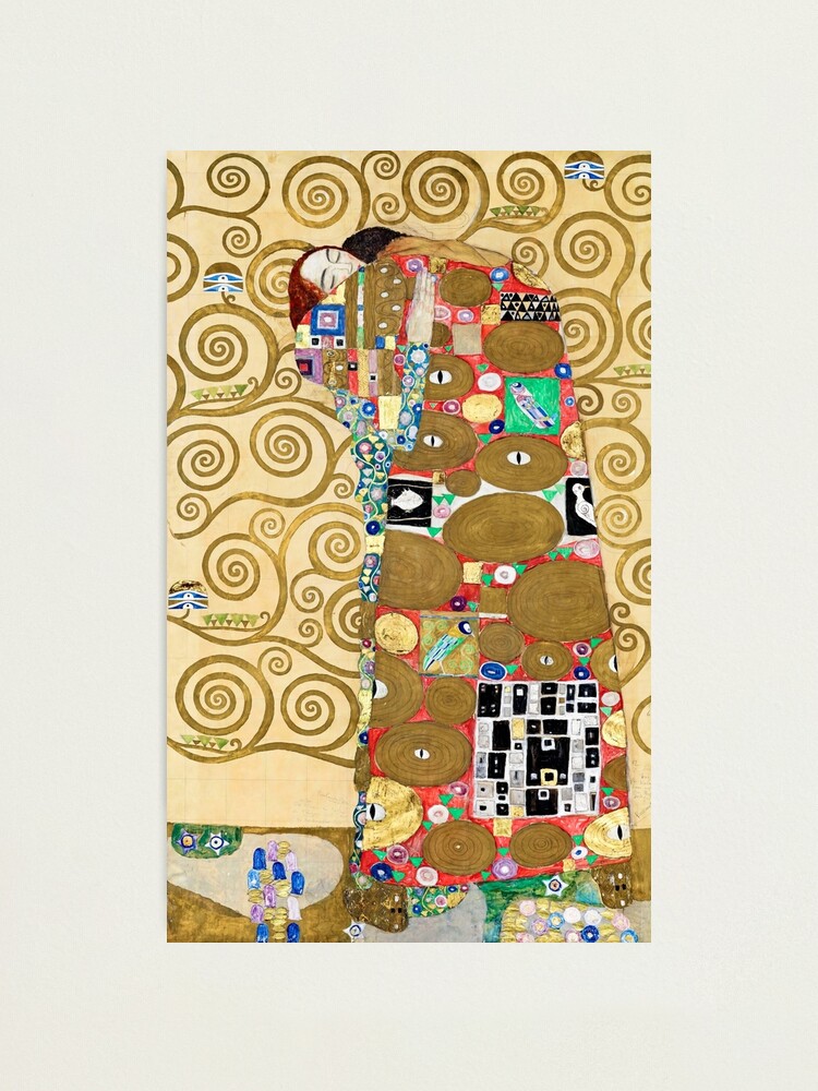 Alternate view of Fulfillment - Gustav Klimt Art Prints Photographic Print