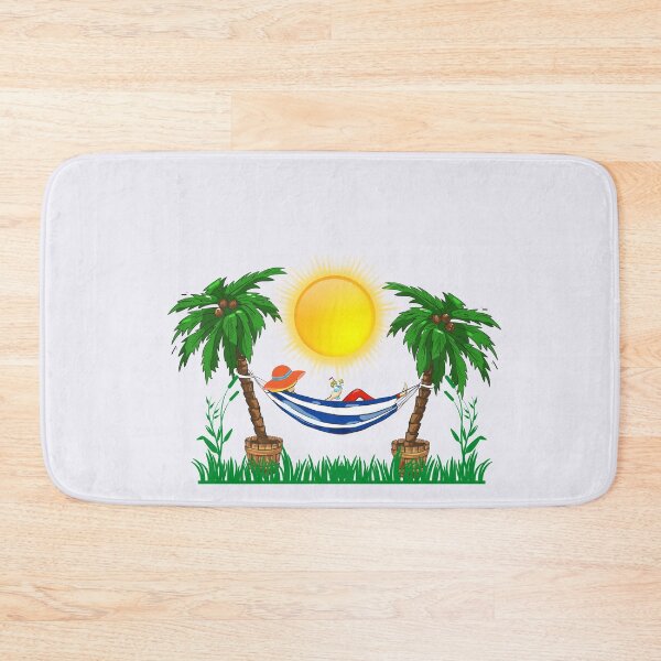 Item preview, Relax in a Hammock Palm Trees & Sun designed and sold by Willyboy16.