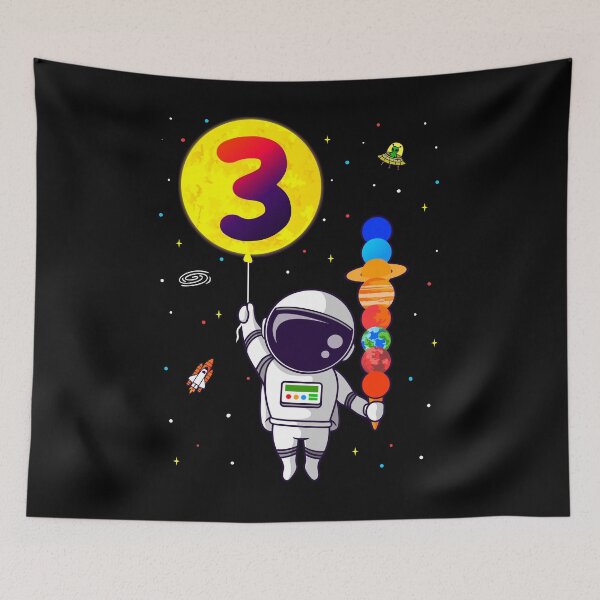 Item preview, Astronauts For Kids - 3rd Birthday designed and sold by Ibu83.