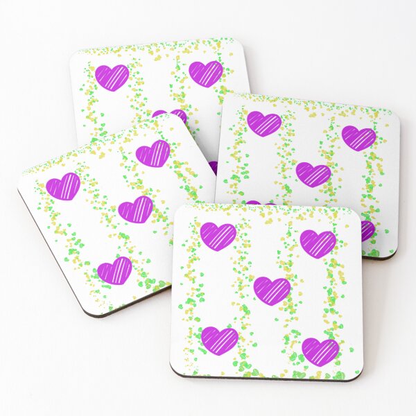 Item preview, Colourful heart pattern  designed and sold by TipTopTapo.