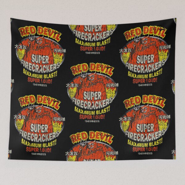 Item preview, Red Devil Super Firecrackers 1948 Vintage designed and sold by Afton Mann.