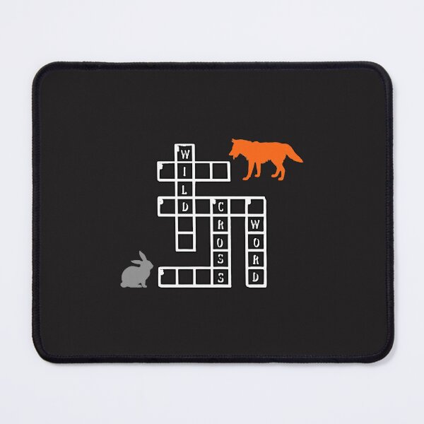 Item preview, The Best Wild Crossword Crossword Puzzle Wolf And Rabbit Funny Gift designed and sold by marla8ruby.