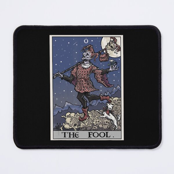 Item preview, The Fool Dancing on Skulls O Tarot Card designed and sold by Afton Mann.