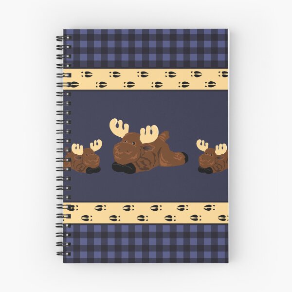 Artikelvorschau, 'Moosin Around' Schienen und Plaid in BLAU entworfen und verkauft von KColbyStudios.