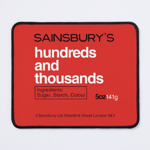 Item preview, HUNDREDS & THOUSANDS - CAKE DECORATION PACKAGING designed and sold by ThrowbackAds.