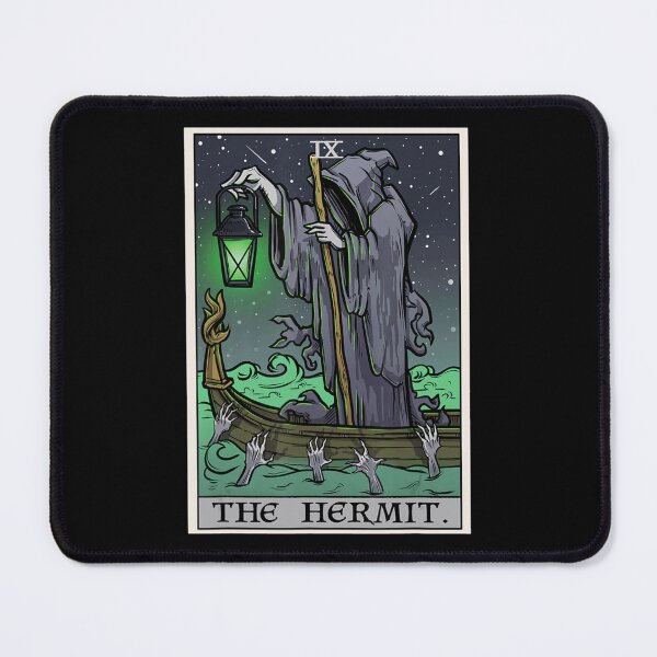 Item preview, The Hermit Drowning Souls IX Tarot Card designed and sold by Afton Mann.
