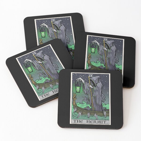 Item preview, The Hermit Drowning Souls IX Tarot Card designed and sold by Afton Mann.